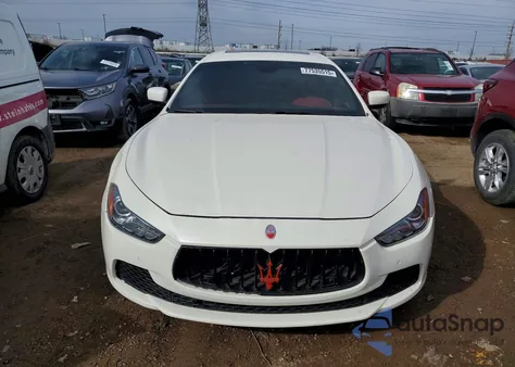 2015 Maserati Ghibli S z USA, uszkodzony, nr VIN ZAM57RTA2F1143265